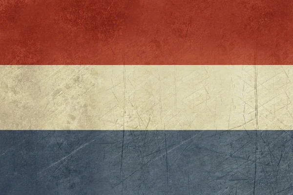 Grunge Netherlands Flag — Stock Photo, Image