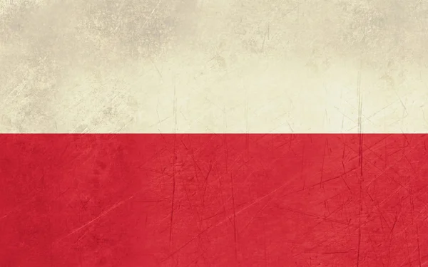 Grunge Poland Flag — Stock Photo, Image