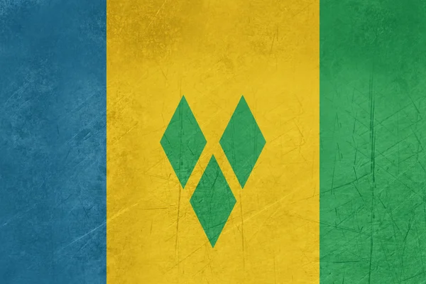 Grunge Saint Vincent und Grenadine — Stockfoto