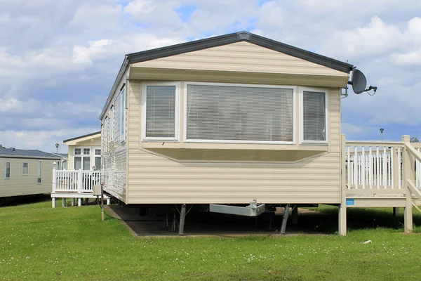 Caravan in trailer park — Stock Photo, Image