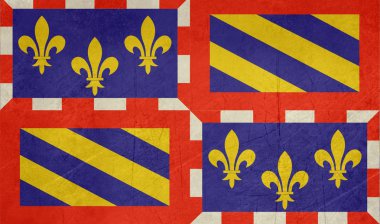 Grunge bourgogne bayrağı