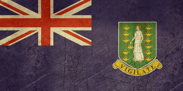 Grunge British Virgin Islands — Stock Photo, Image