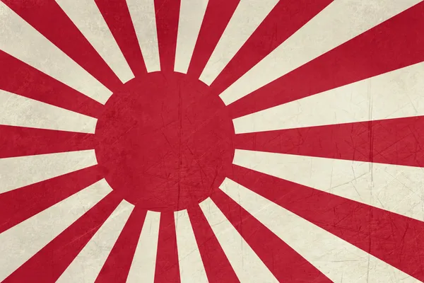 Grunge Japanse Marine ensign — Stockfoto