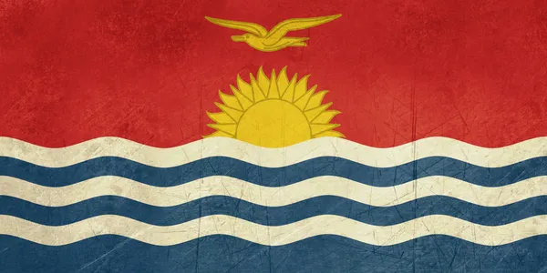 Bandeira de Grunge Kiribati — Fotografia de Stock