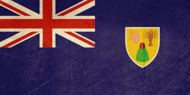 Grunge turks ve caicos Adaları