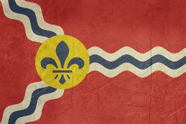 Grunge St Louis flag — Stock Photo, Image