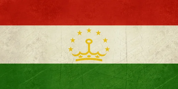 Grunge σημαία του Τατζικιστάν — Φωτογραφία Αρχείου