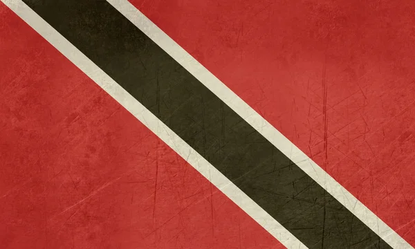 Grunge Trinité-et-Tobago Drapeau — Photo