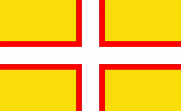 Bandeira de Dorset de Saint Wites Cross — Fotografia de Stock