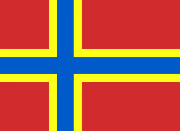 Vlag van orkney-eilanden — Stockfoto