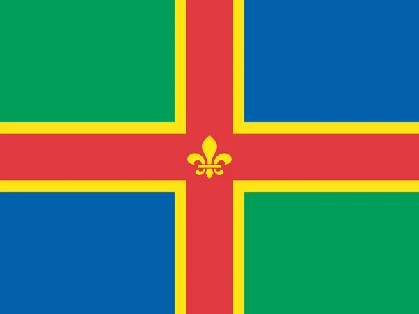 Vlag van lincolnshire — Stockfoto