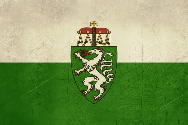 Grunge Steiermark ou bandeira do Estado da Estíria na Áustria — Fotografia de Stock