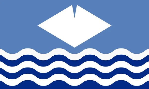 Isle of wight flag — Fotografia de Stock