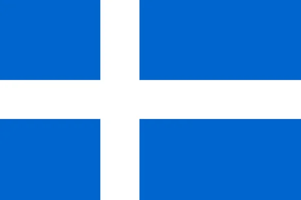 Флаг Шетландских островов — стоковое фото