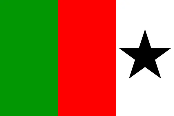 Walesi köztársasági trikolor zászló — Stock Fotó