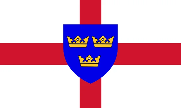 Σημαία της Ιστ Άνγκλια — Φωτογραφία Αρχείου
