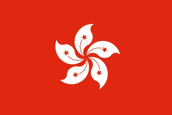 Drapeau de la ville de Hong Kong — Photo