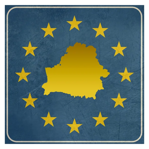 Belarus European sign — Stock Photo, Image