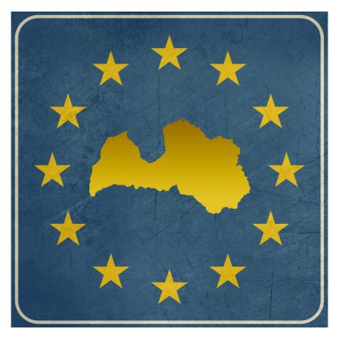 Letonya Avrupa işareti