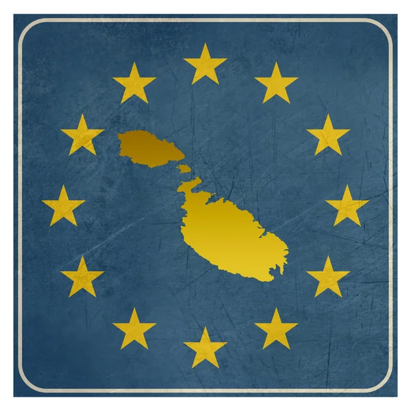 Malta European sign — Stock Photo, Image