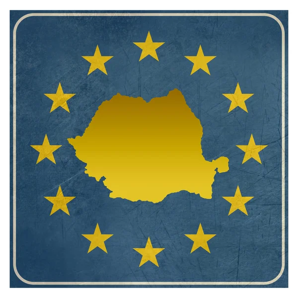 Romania European sign — Stock Photo, Image