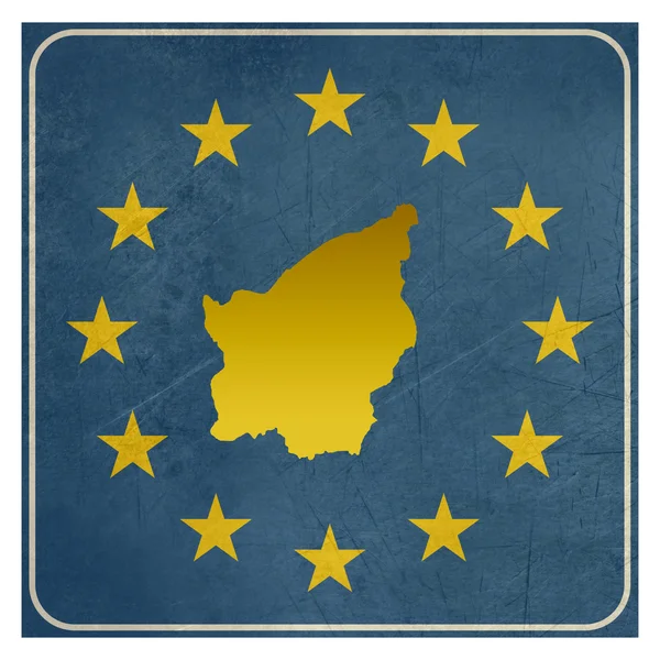 San Marino Segno europeo — Foto Stock