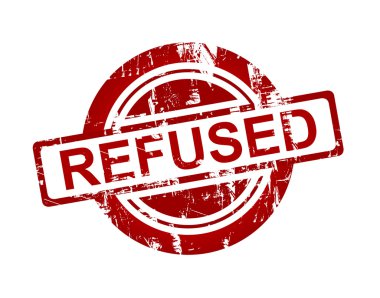 Kırmızı reddetti damgası