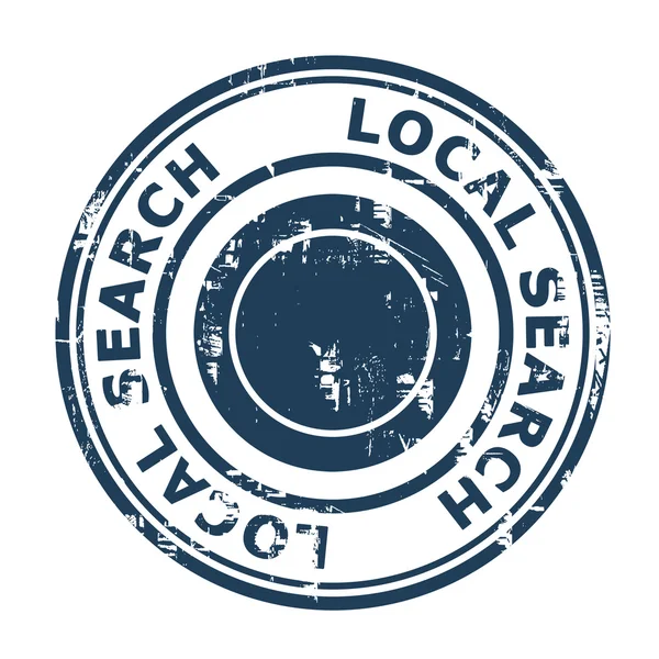 Ricerca locale SEO concept stamp — Foto Stock