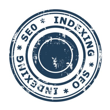 SEO dizin oluşturma kavramı damgası