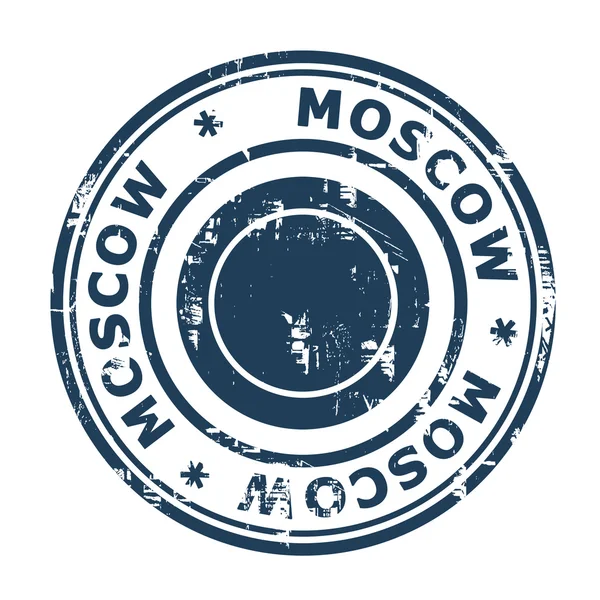 Timbre de voyage Moscou — Photo