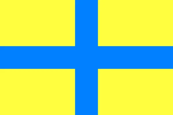 Parma stad vlag — Stockfoto