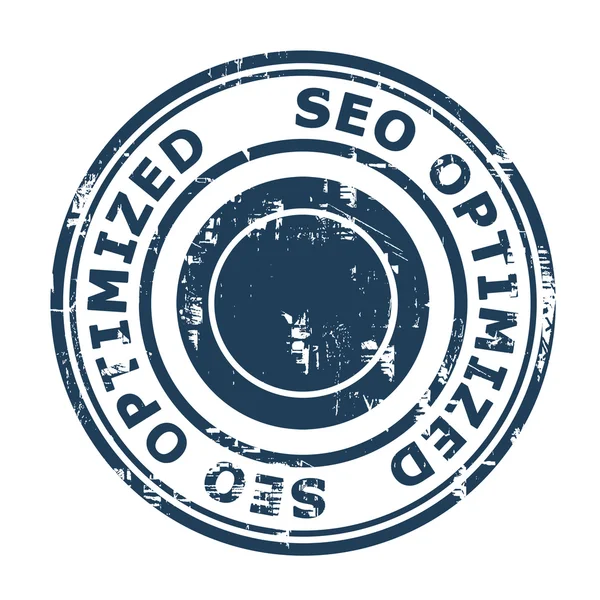 SEO Optimized concept stamp — Stock Photo, Image