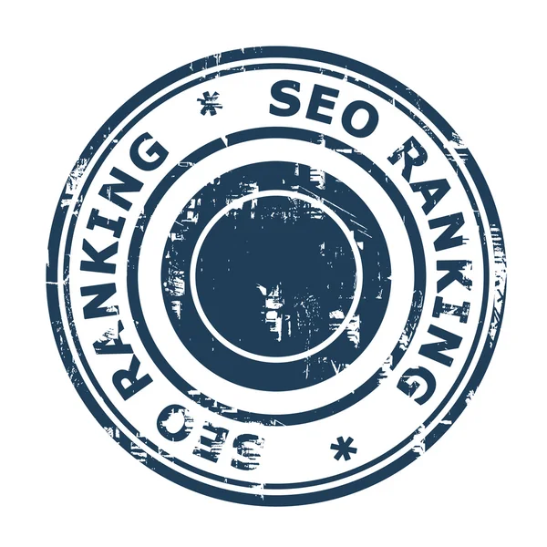 SEO ranking concept stamp — Stock Photo, Image