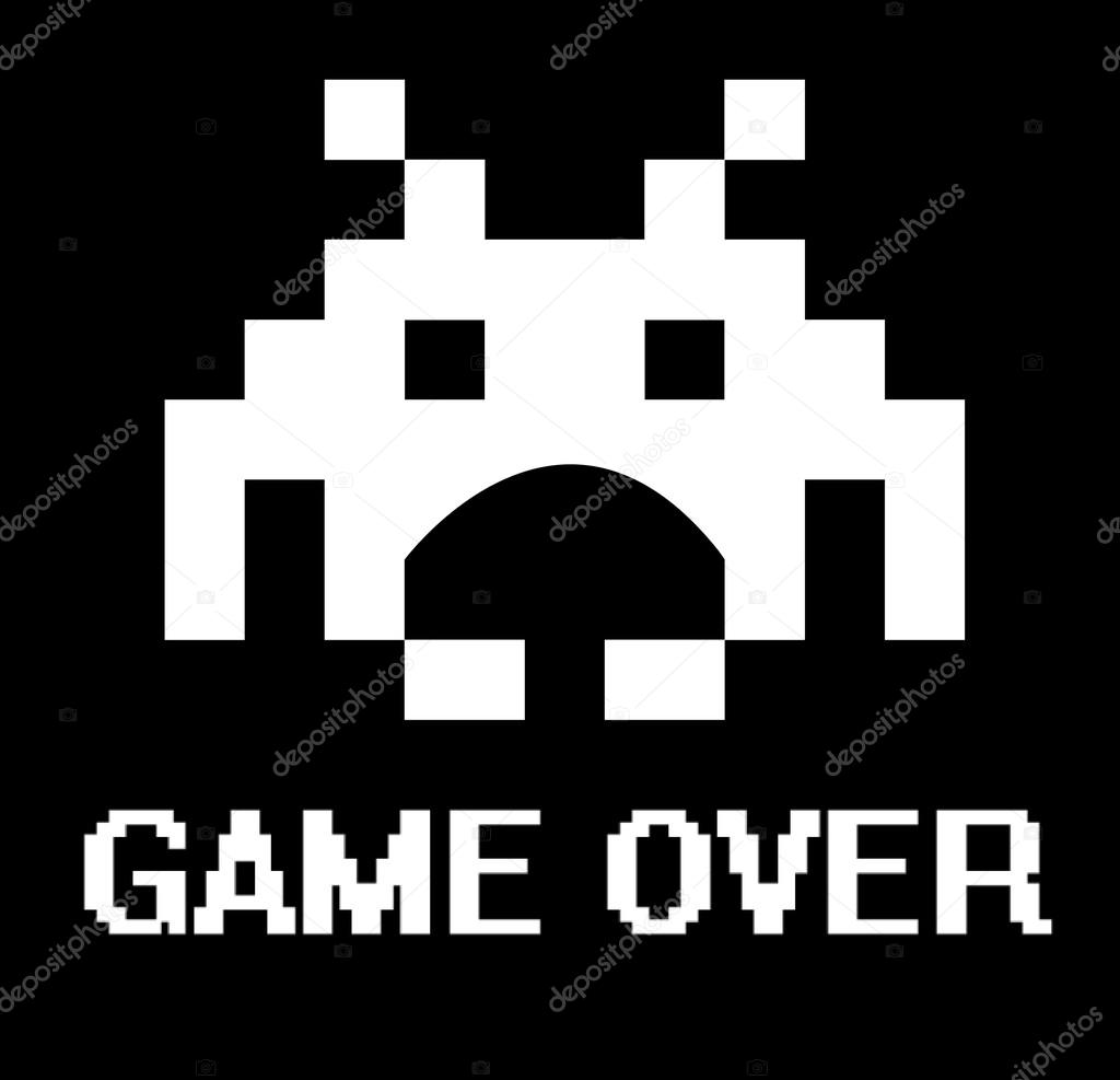 Game over space invader