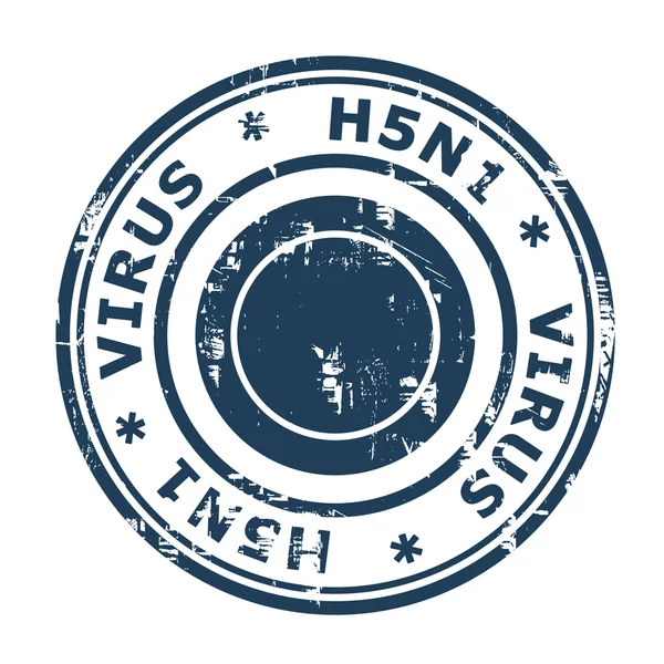 H5N1 Virus Stamp — Stock Photo, Image