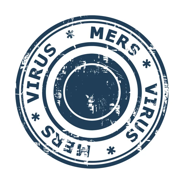 MERS Virus Stamp — Stock Photo, Image