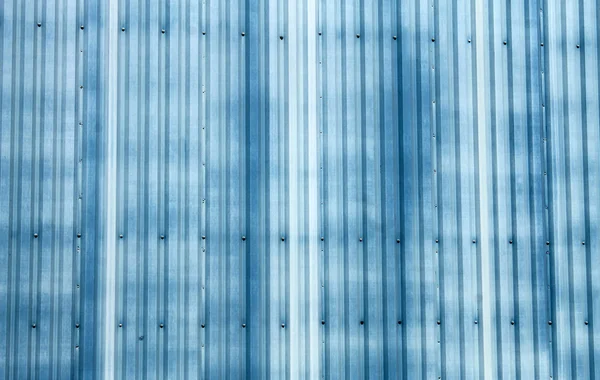 Fondo de metal ondulado azul —  Fotos de Stock