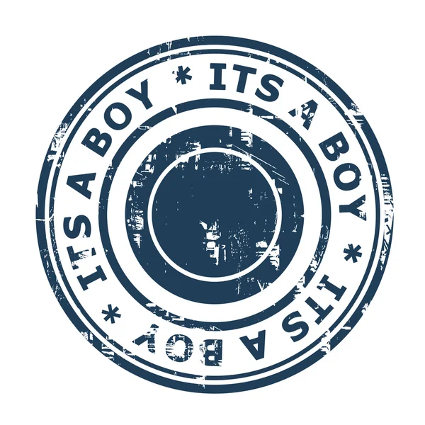 Its a boy stamp — Zdjęcie stockowe