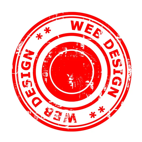 Web 设计概念邮票 — 图库照片