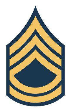 Amerikan birinci sınıf Çavuş amblemi sırası