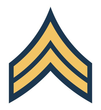 Amerikalı Onbaşı Insignia rütbe rozeti