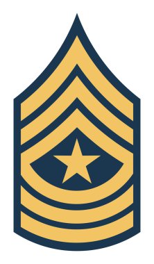 Amerikan Başçavuş Insignia sırası