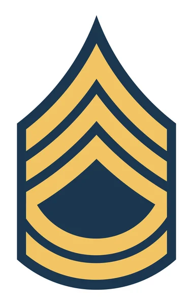 Amerikanska sergeant first class insignier rank — Stockfoto