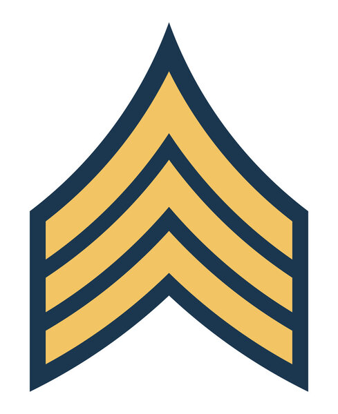 Знак различия сержанта армии США
