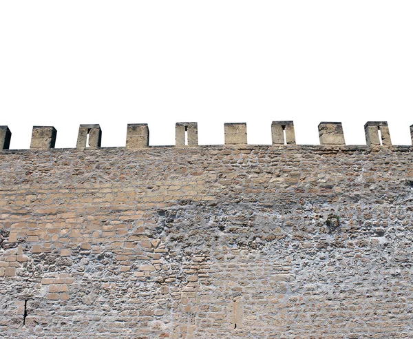 Almenas de castillo aislado — Foto de Stock