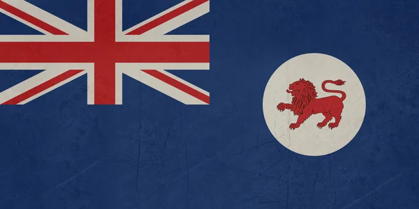 Vlag van grunge Tasmanië — Stockfoto