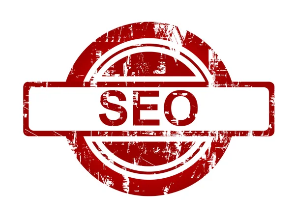 Used SEO red stamp — Stock Photo, Image