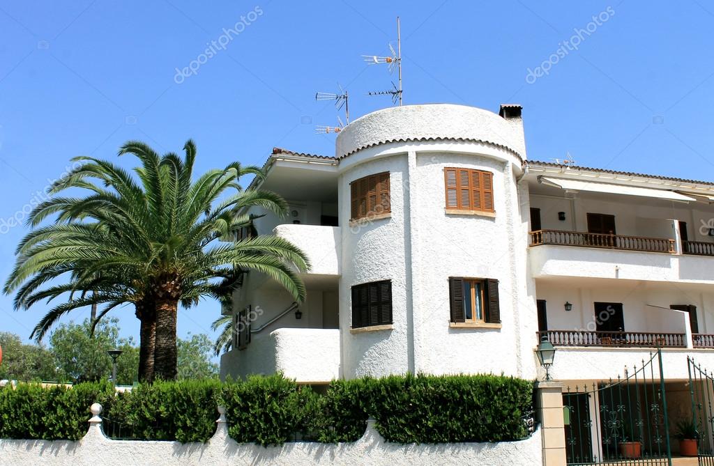 White Spanish home