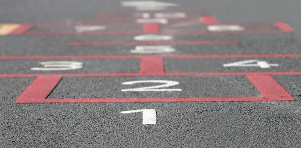 Hopscotch background — Stock Photo, Image