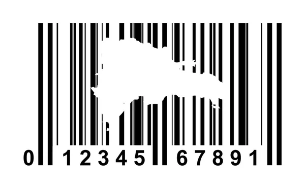 Dominican Republic Bar code — Stock Photo, Image